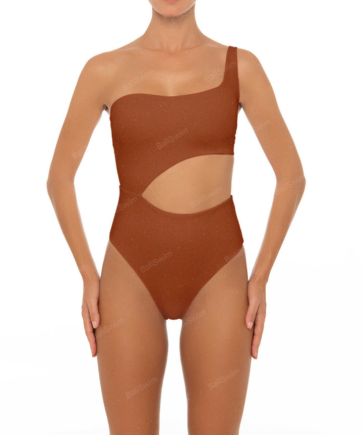 BSWS-S34 One Shoulder Swimsuit