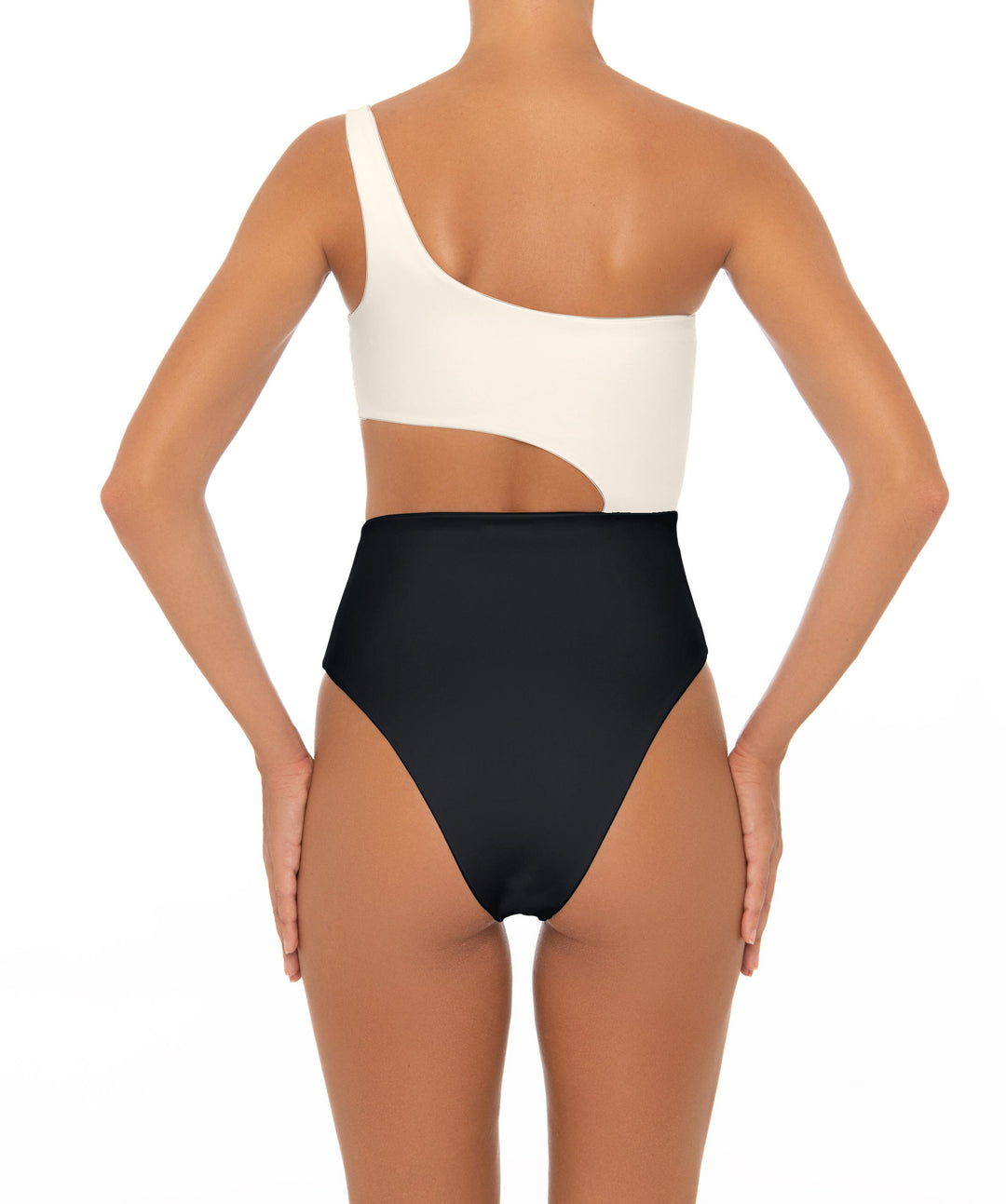 BSWS-S34 Asymmetrical Side Cutout One Piece
