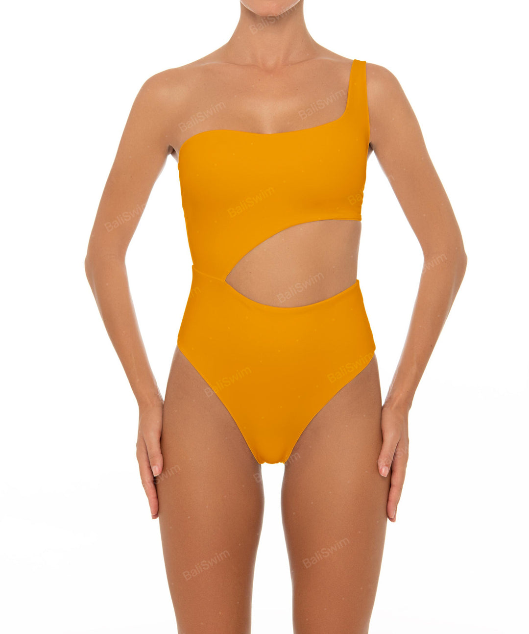 BSWS-S34 Asymmetrical Side Cutout One Piece