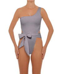 BSWS-S37 Asymmetrical Wrap One Piece