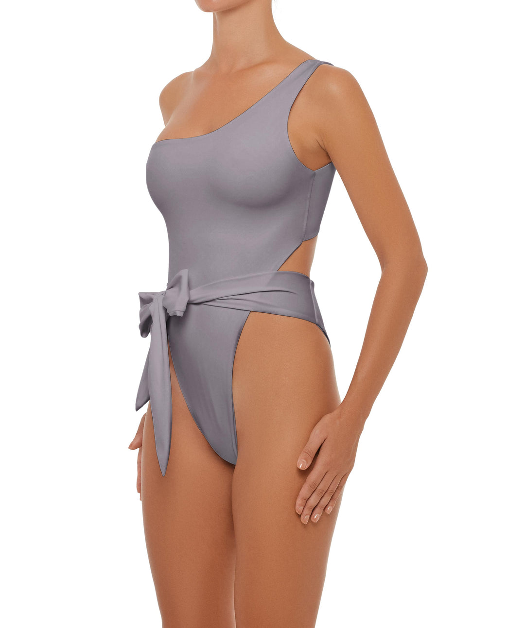 BSWS-S37 Asymmetrical Wrap One Piece