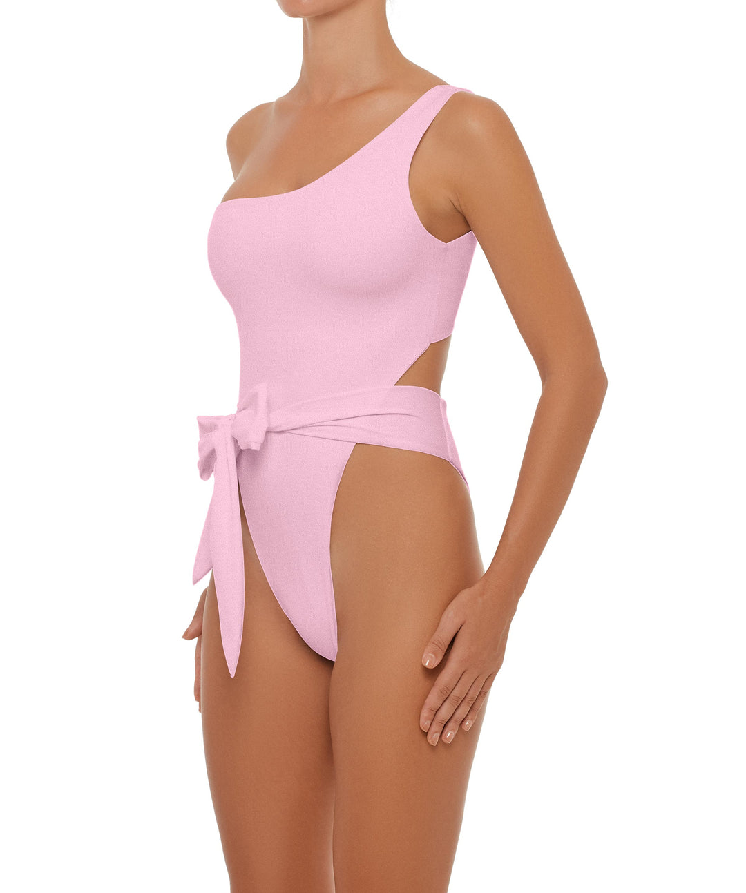 BSWS-S37 Asymmetrical Wrap One Piece