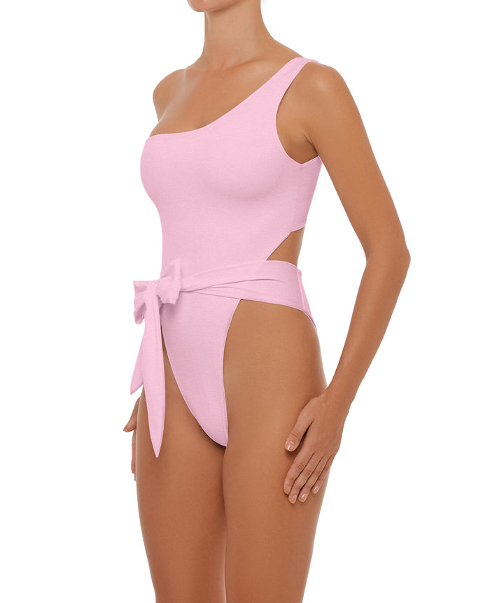 BSWS-S37 Asymmetrical Wrap One Piece