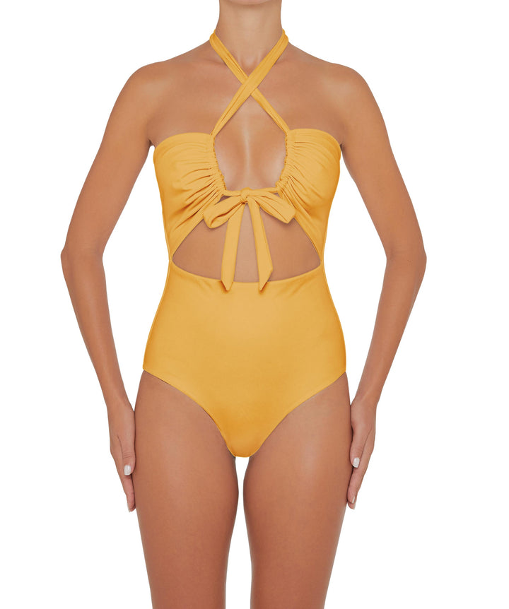 BSWS-S48 Halter Center Front Cutout One Piece