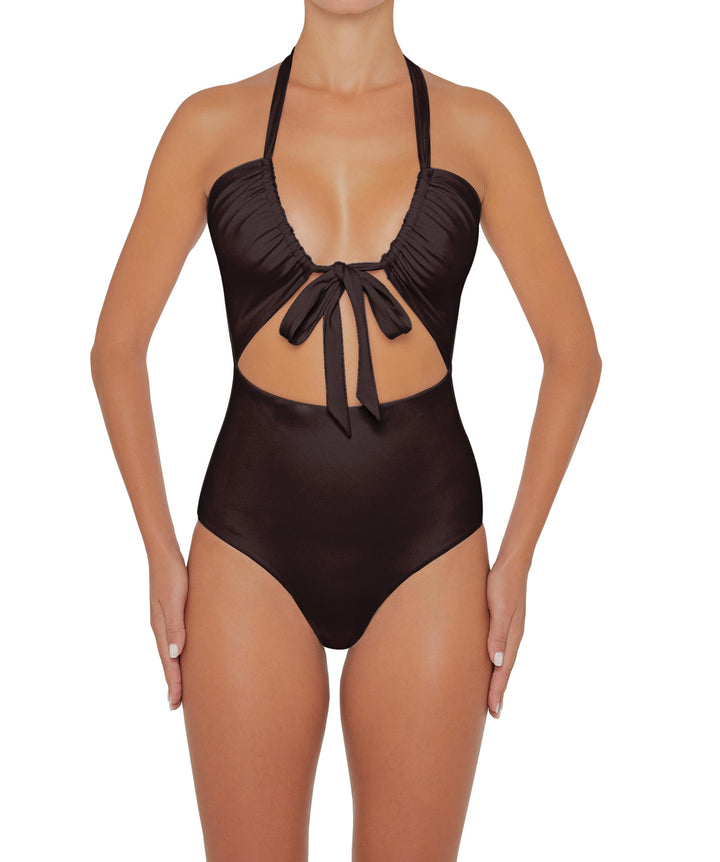 BSWS-S48 Halter Center Front Cutout One Piece