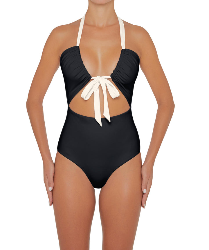 BSWS-S48 Halter Center Front Cutout One Piece