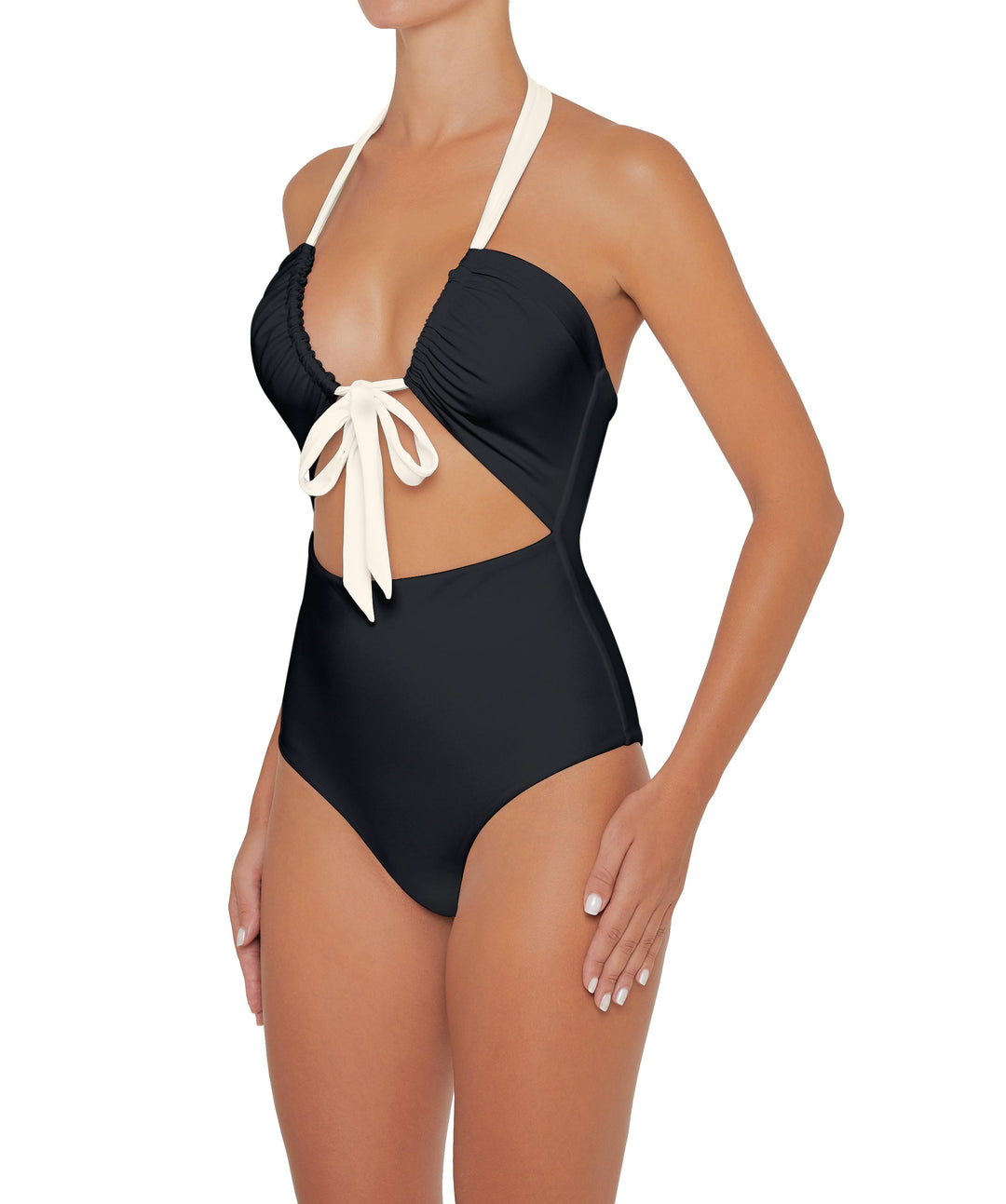 BSWS-S48 Halter Center Front Cutout One Piece