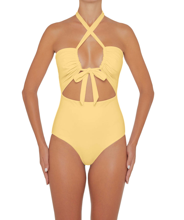 BSWS-S48 Halter Center Front Cutout One Piece