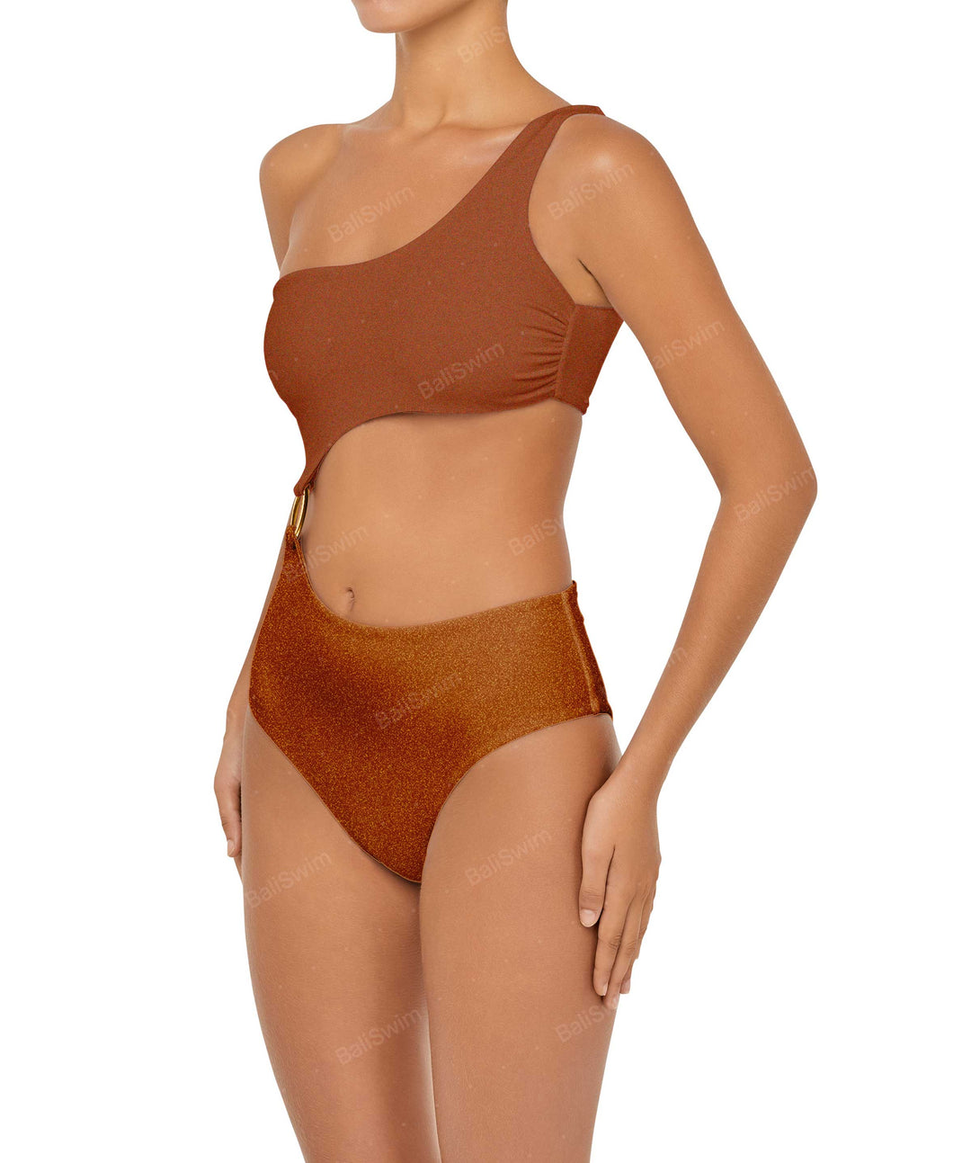 BSWS-S51 Assymetric Cut Out O-Ring Monokini
