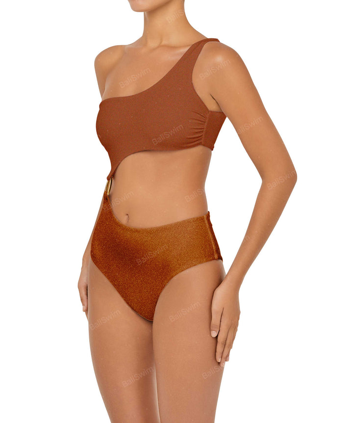 BSWS-S51 Assymetric Cut Out O-Ring Monokini