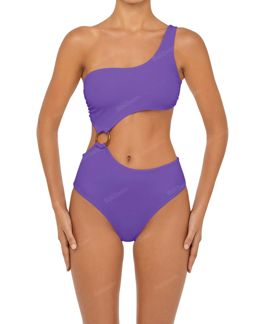BSWS-S51 Assymetric Cut Out O-Ring Monokini