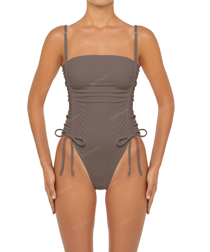 BSWS-S52 Princess Line Ruched One Piece