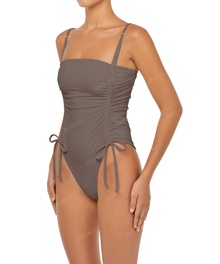BSWS-S52 Princess Line Ruched One Piece