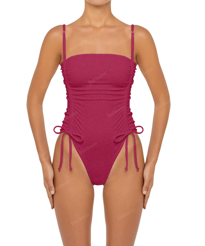 BSWS-S52 Princess Line Ruched One Piece