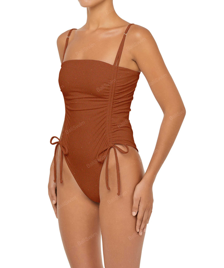 BSWS-S52 Princess Line Ruched One Piece