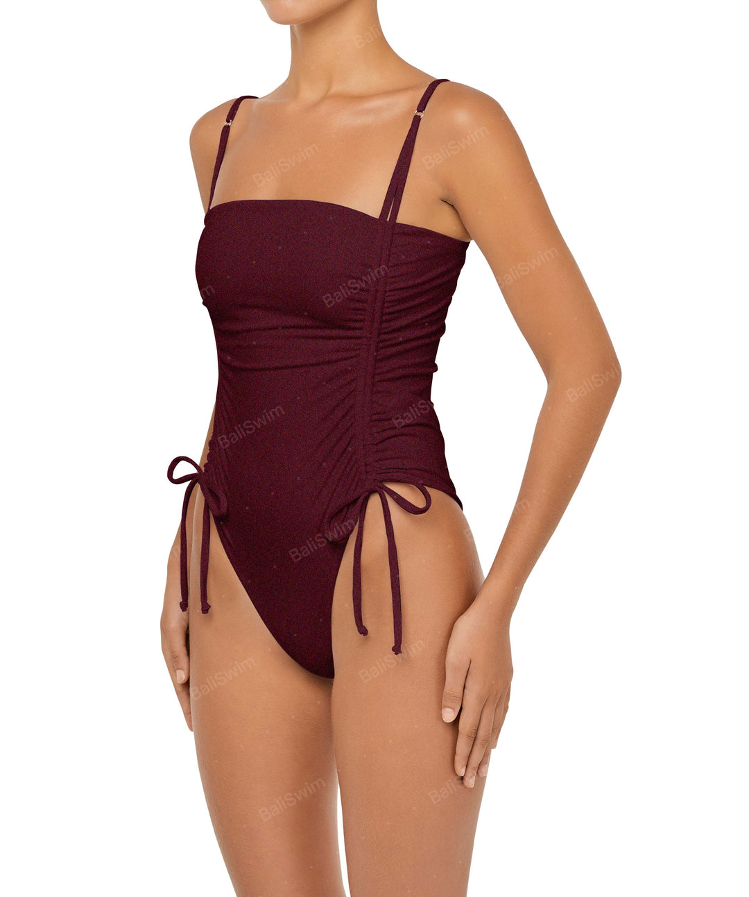 BSWS-S52 Princess Line Ruched One Piece