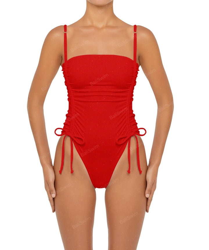 BSWS-S52 Princess Line Ruched One Piece