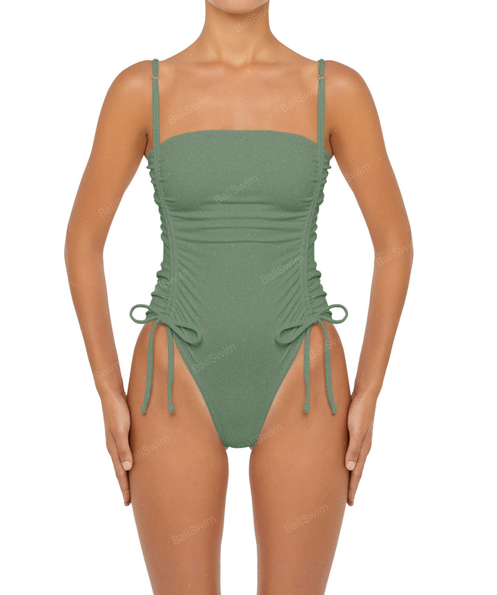 BSWS-S52 Princess Line Ruched One Piece