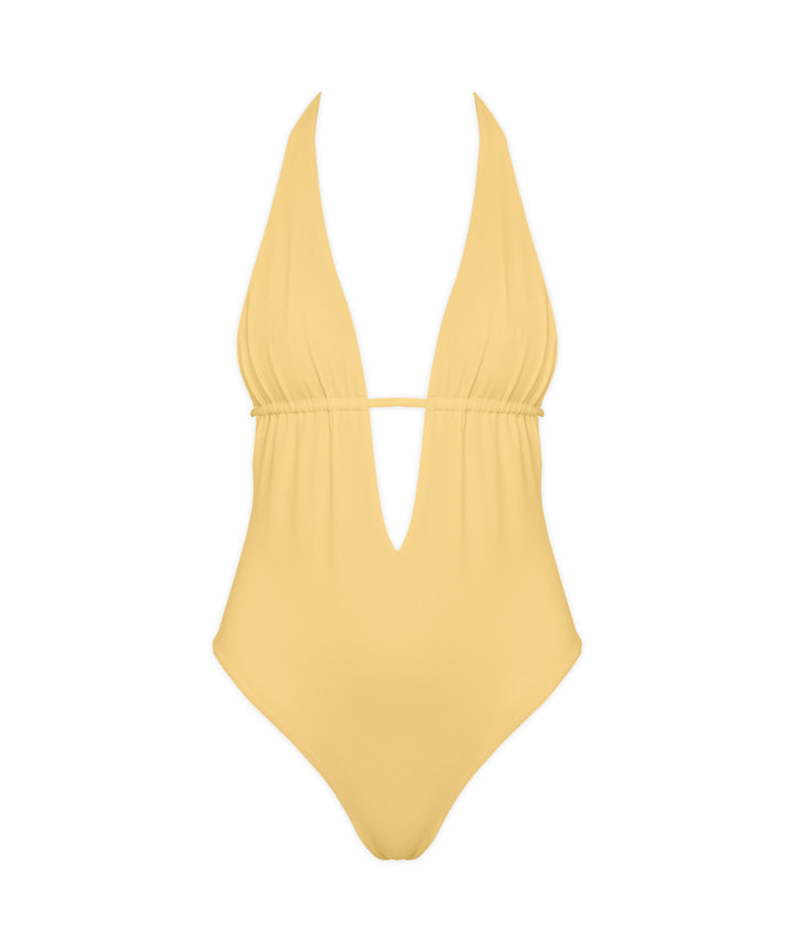 BSWS-S53 Plunge Neck Tunneled Underbust One Piece