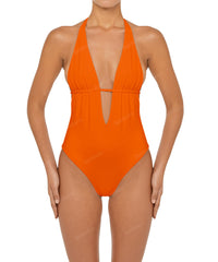 BSWS-S53 Plunge Neck Tunneled Underbust One Piece