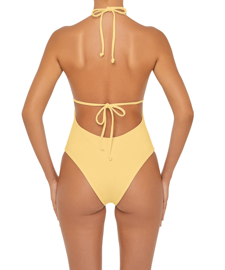 BSWS-S53 Plunge Neck Tunneled Underbust One Piece
