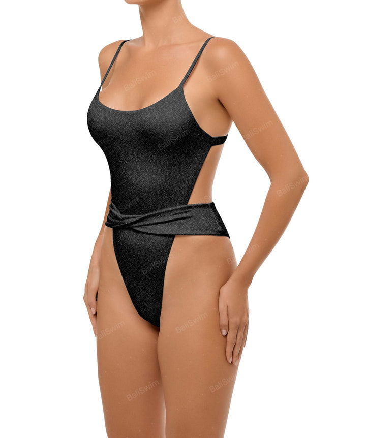 BSWS-S58 Wrap Around Twisted One Piece