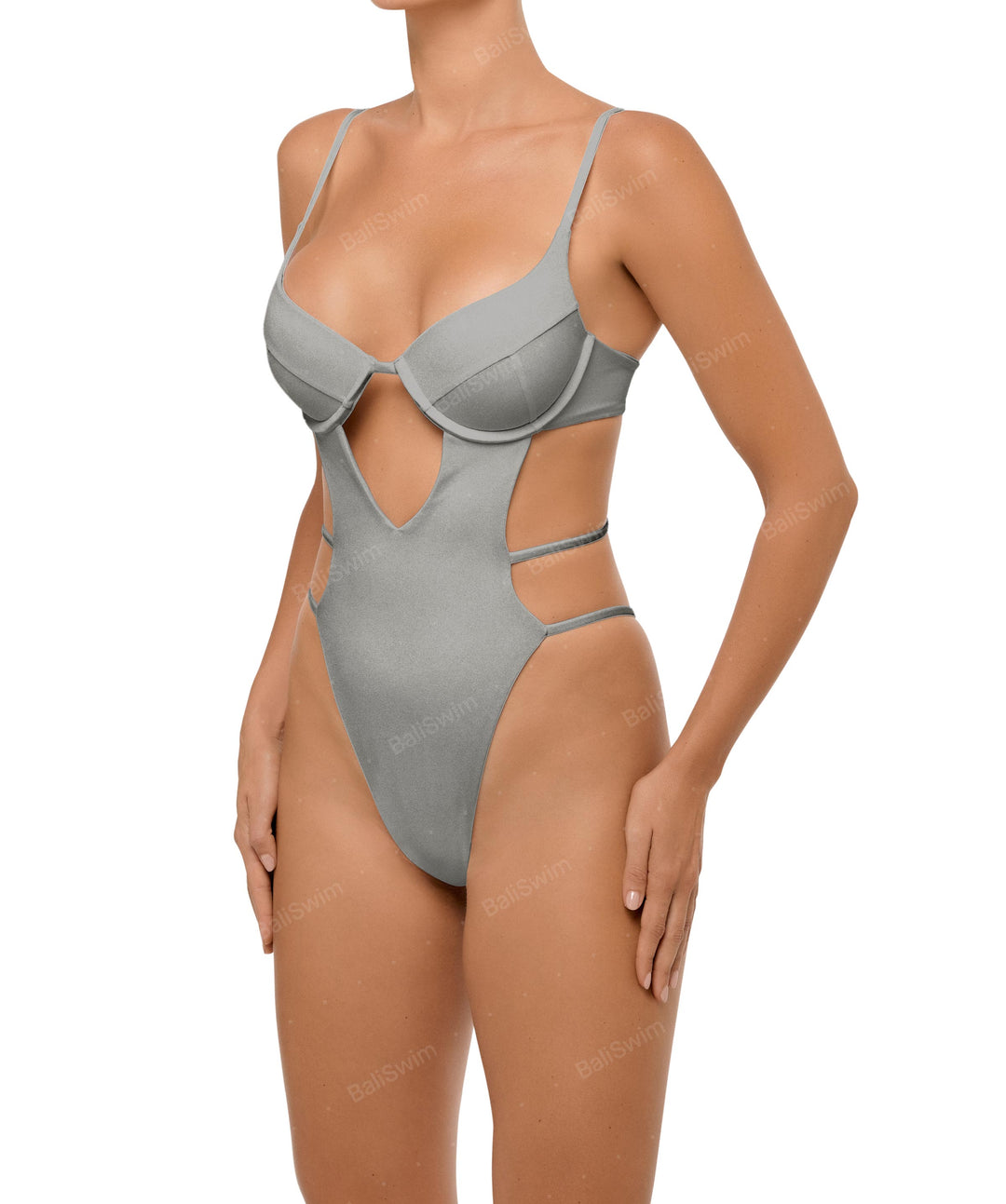 BSWS-S63 V-underwired CutOut One Piece