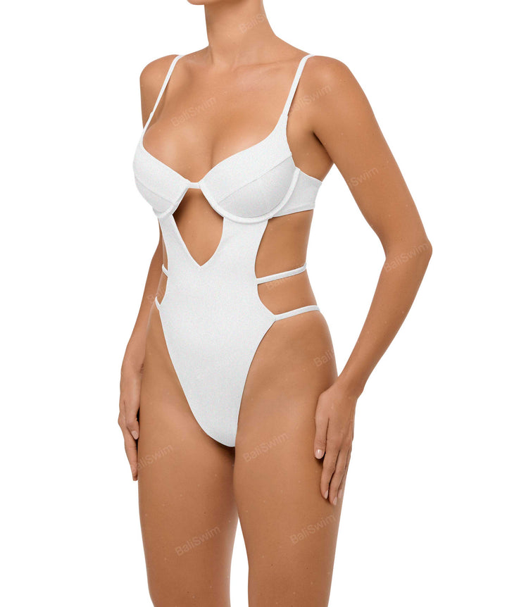 BSWS-S63 V-underwired CutOut One Piece