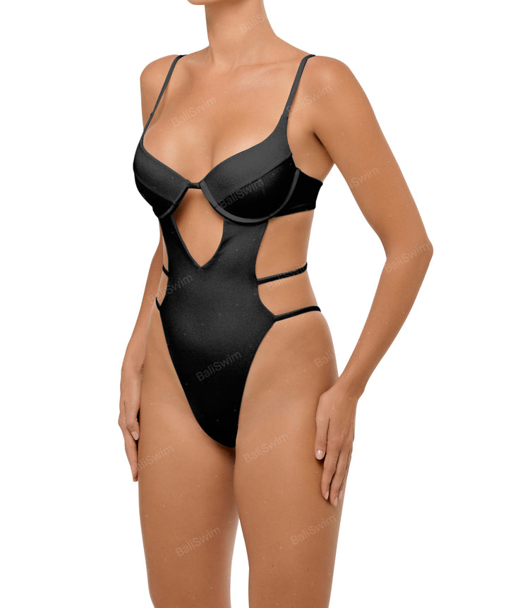 BSWS-S63 V-underwired CutOut One Piece