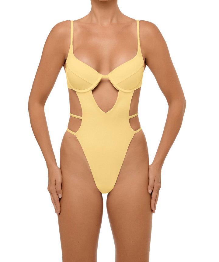 BSWS-S63 V-underwired CutOut One Piece