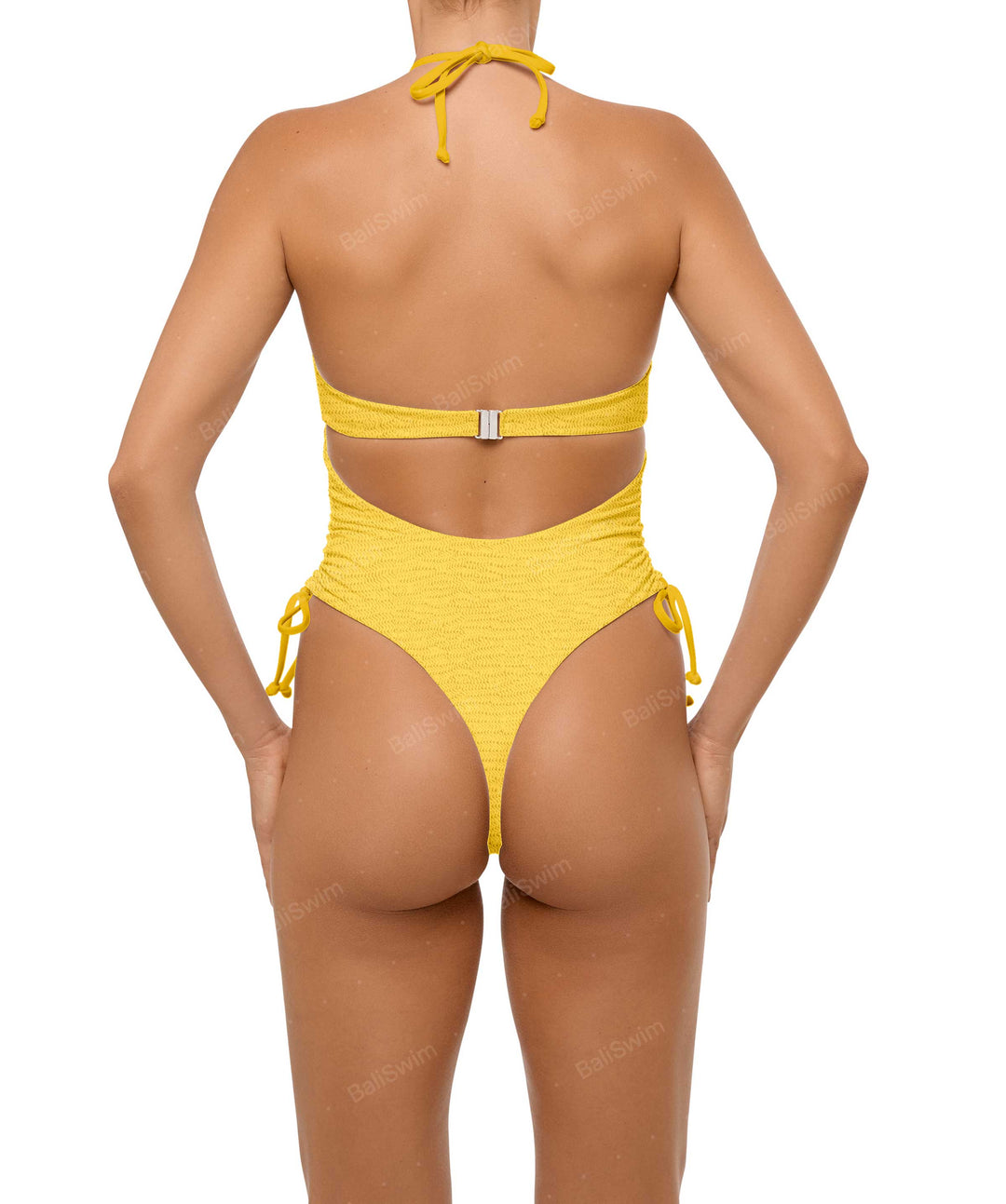 BSWS-S64 Peek a Boo Halter One Piece