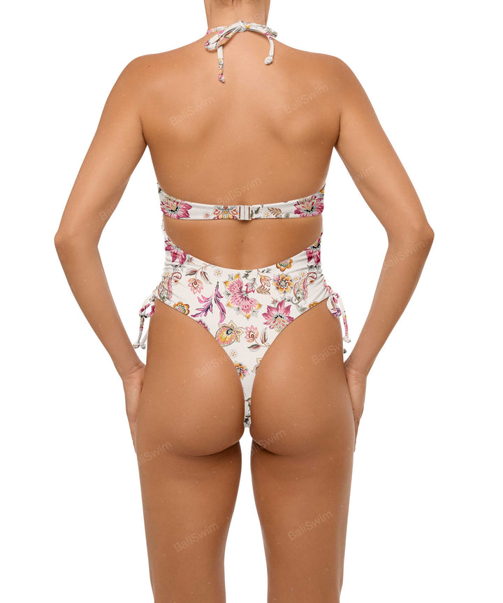 BSWS-S64 Peek a Boo Halter One Piece