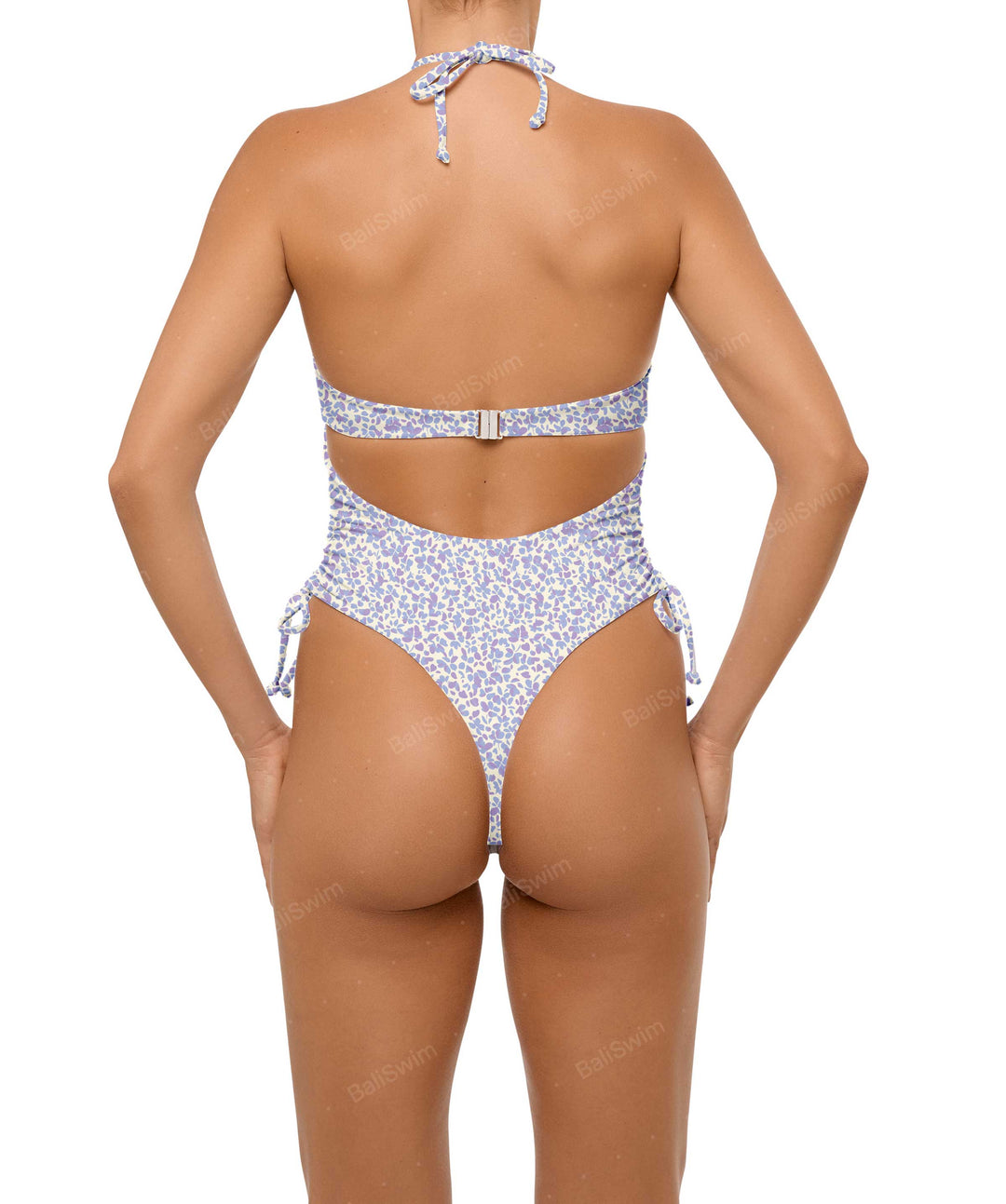 BSWS-S64 Peek a Boo Halter One Piece