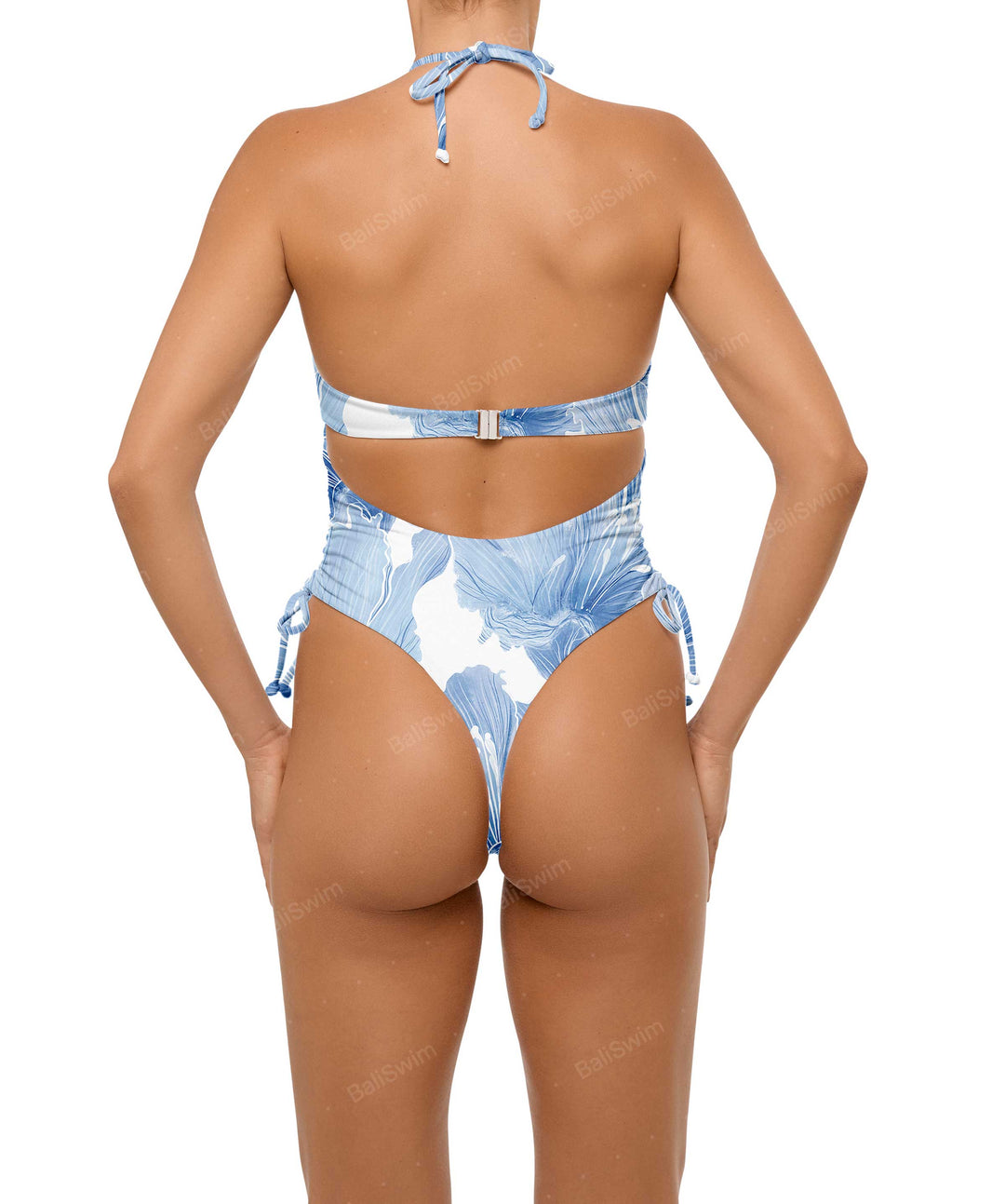 BSWS-S64 Peek a Boo Halter One Piece