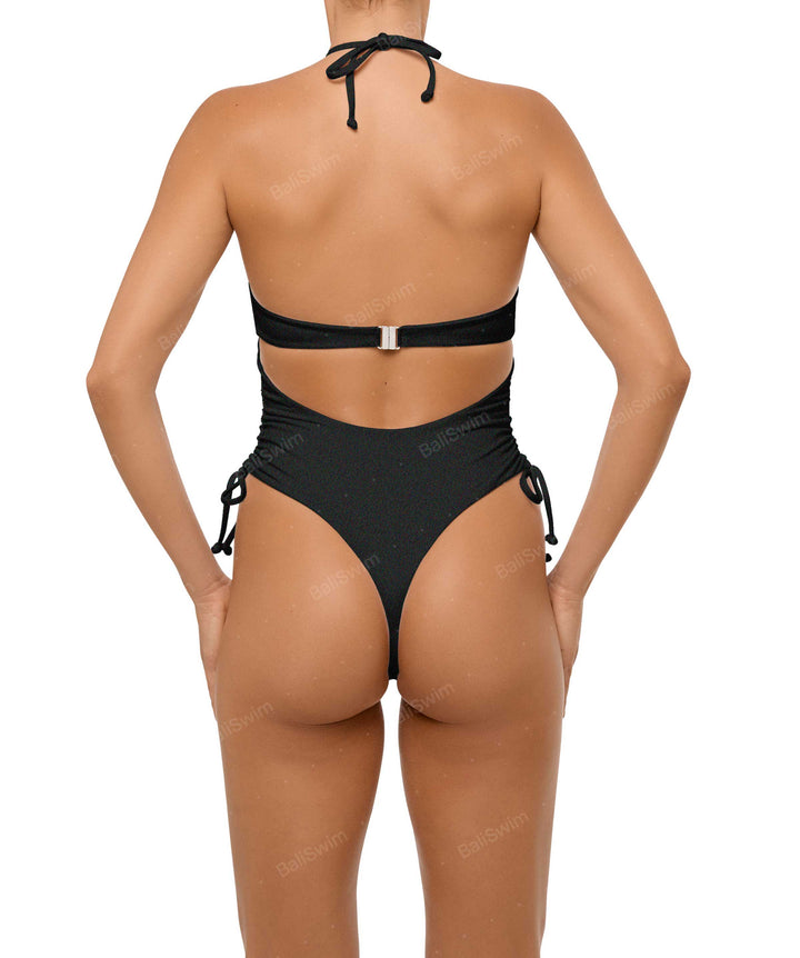 BSWS-S64 Peek a Boo Halter One Piece