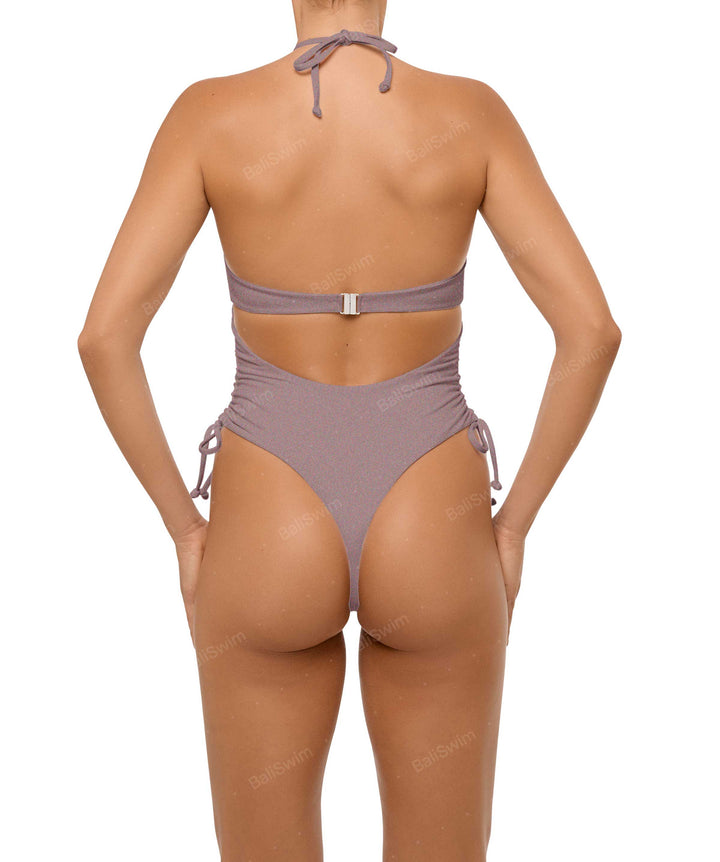 BSWS-S64 Peek a Boo Halter One Piece