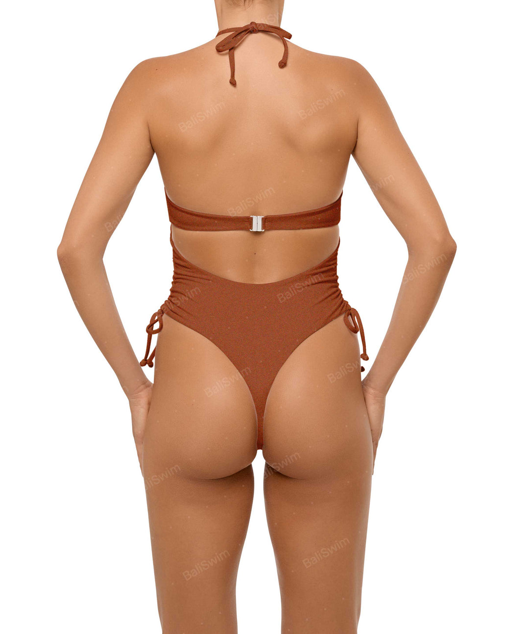 BSWS-S64 Peek a Boo Halter One Piece