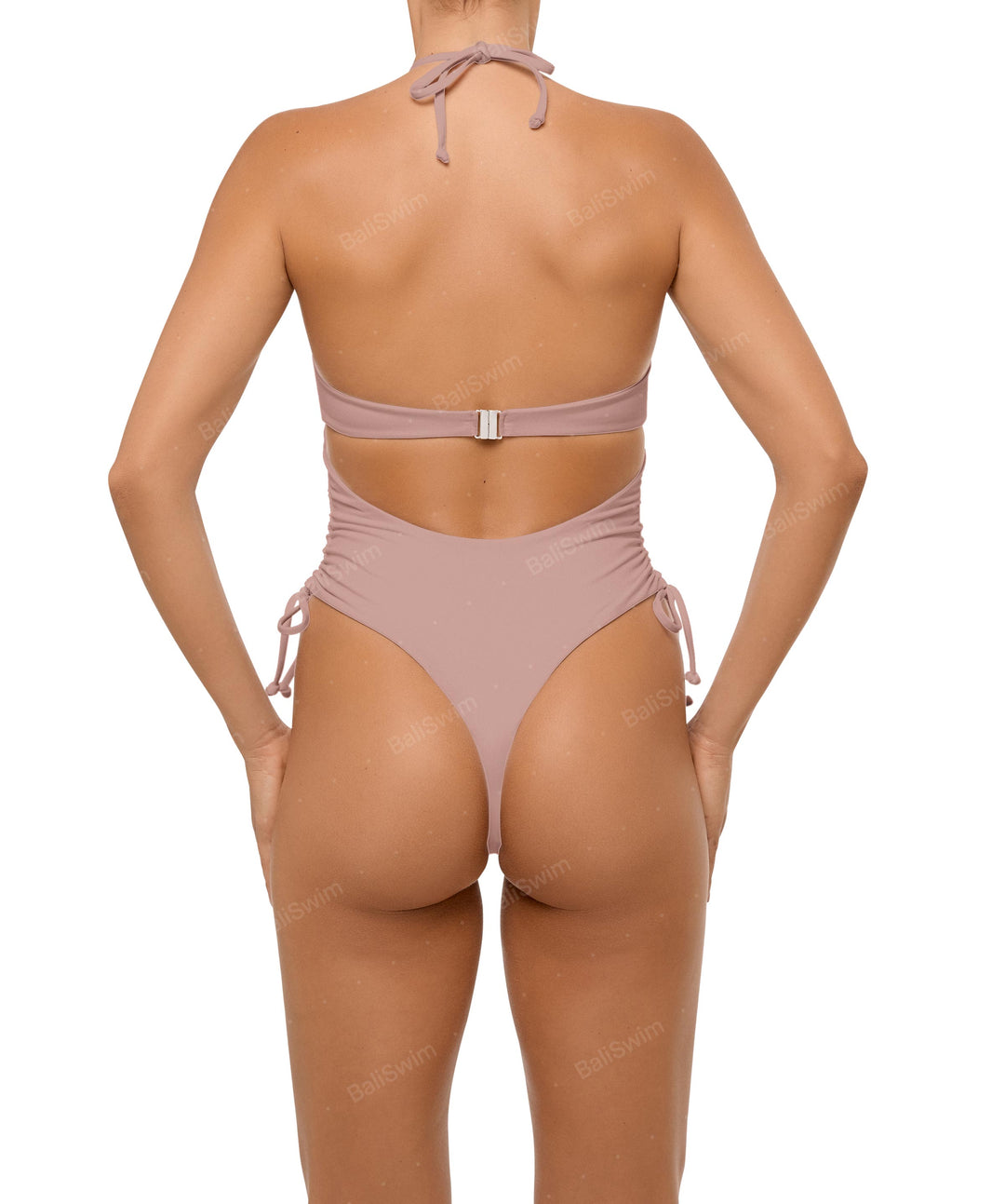 BSWS-S64 Peek a Boo Halter One Piece