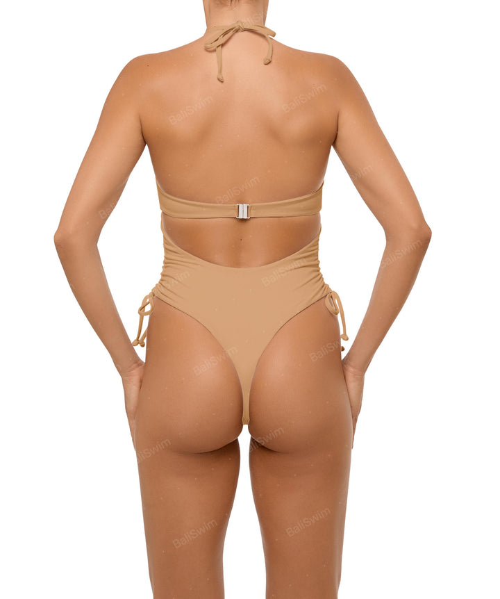 BSWS-S64 Peek a Boo Halter One Piece
