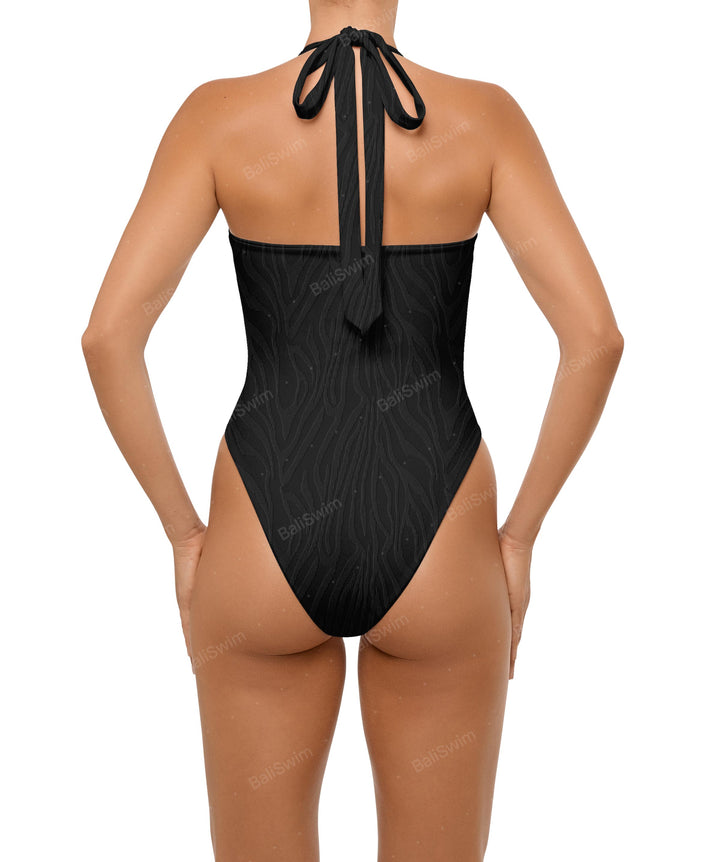 BSWS-S65 High Neck Keyhole One Piece