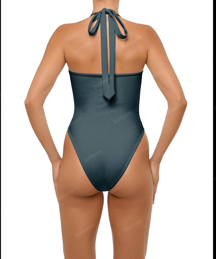 BSWS-S65 High Neck Keyhole One Piece