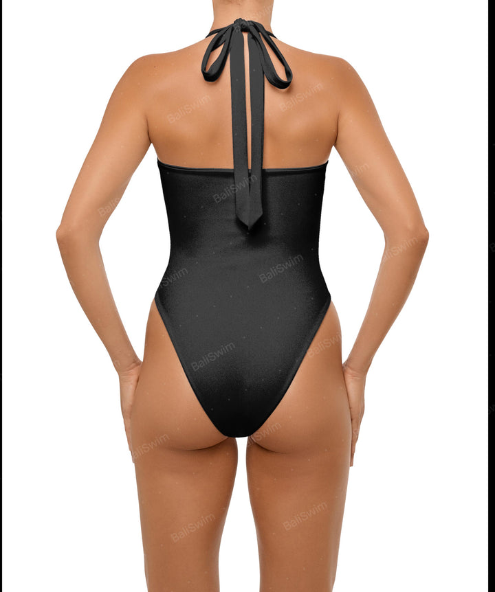 BSWS-S65 High Neck Keyhole One Piece