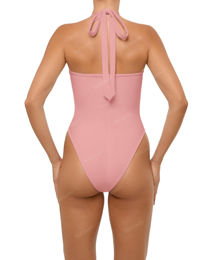 BSWS-S65 High Neck Keyhole One Piece