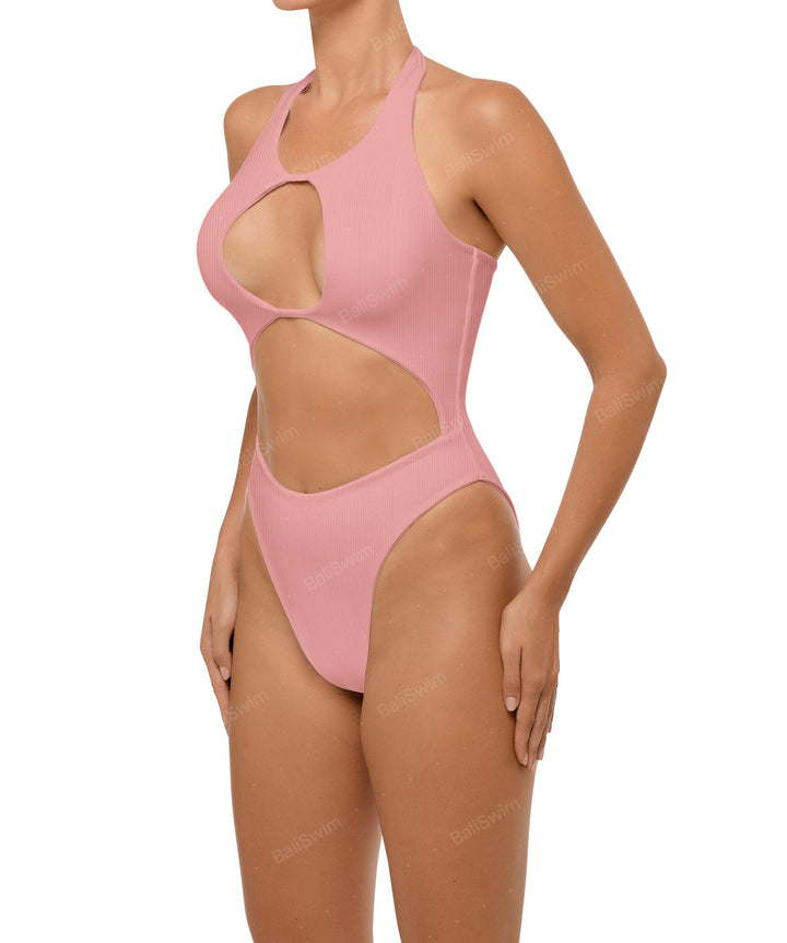 BSWS-S65 High Neck Keyhole One Piece