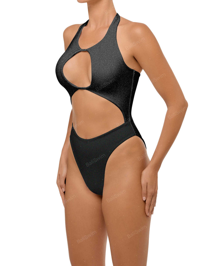 BSWS-S65 High Neck Keyhole One Piece
