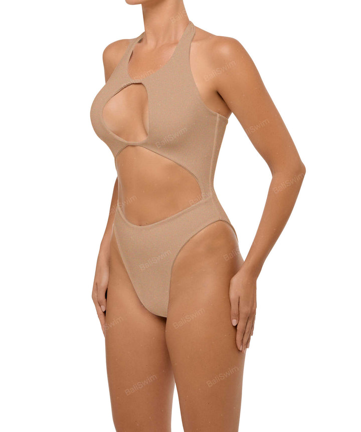 BSWS-S65 High Neck Keyhole One Piece