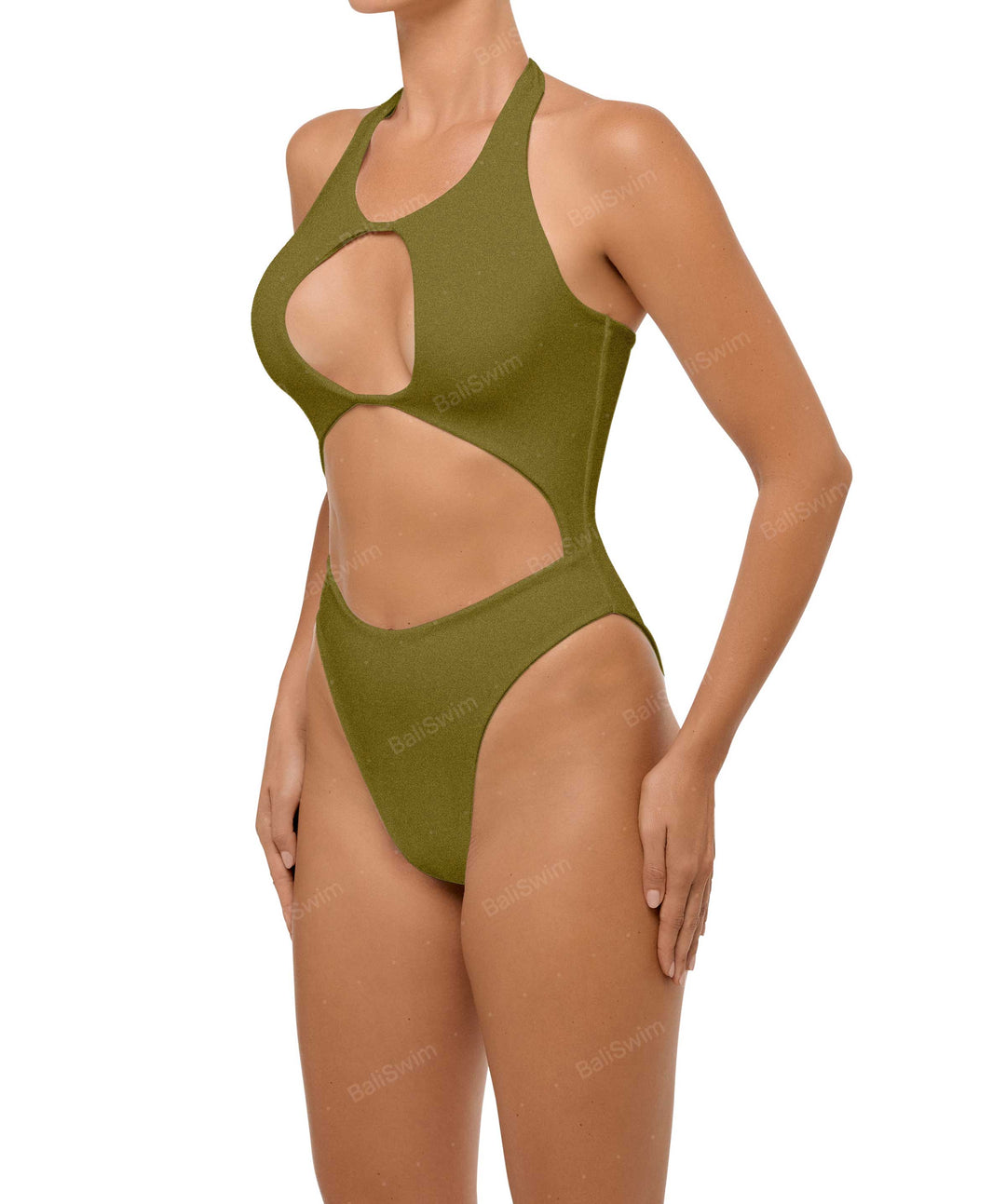 BSWS-S65 High Neck Keyhole One Piece