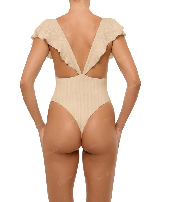 BSWS-S66 Flounce Sleeves One Piece