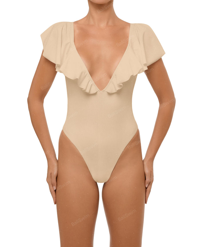 BSWS-S66 Flounce Sleeves One Piece