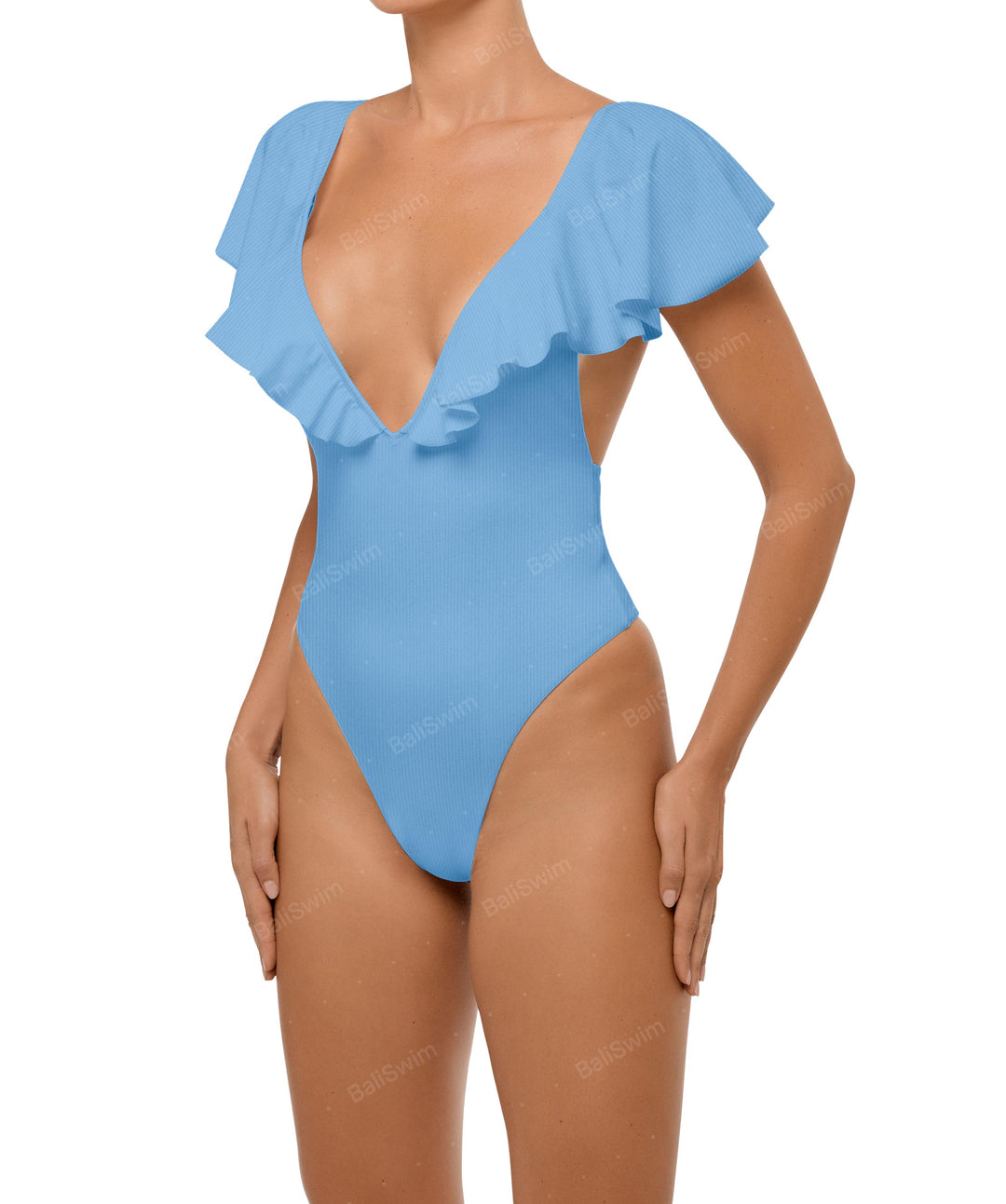 BSWS-S66 Flounce Sleeves One Piece